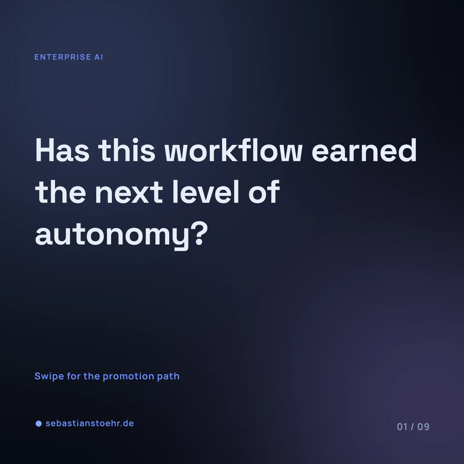 From pilot to production — 1