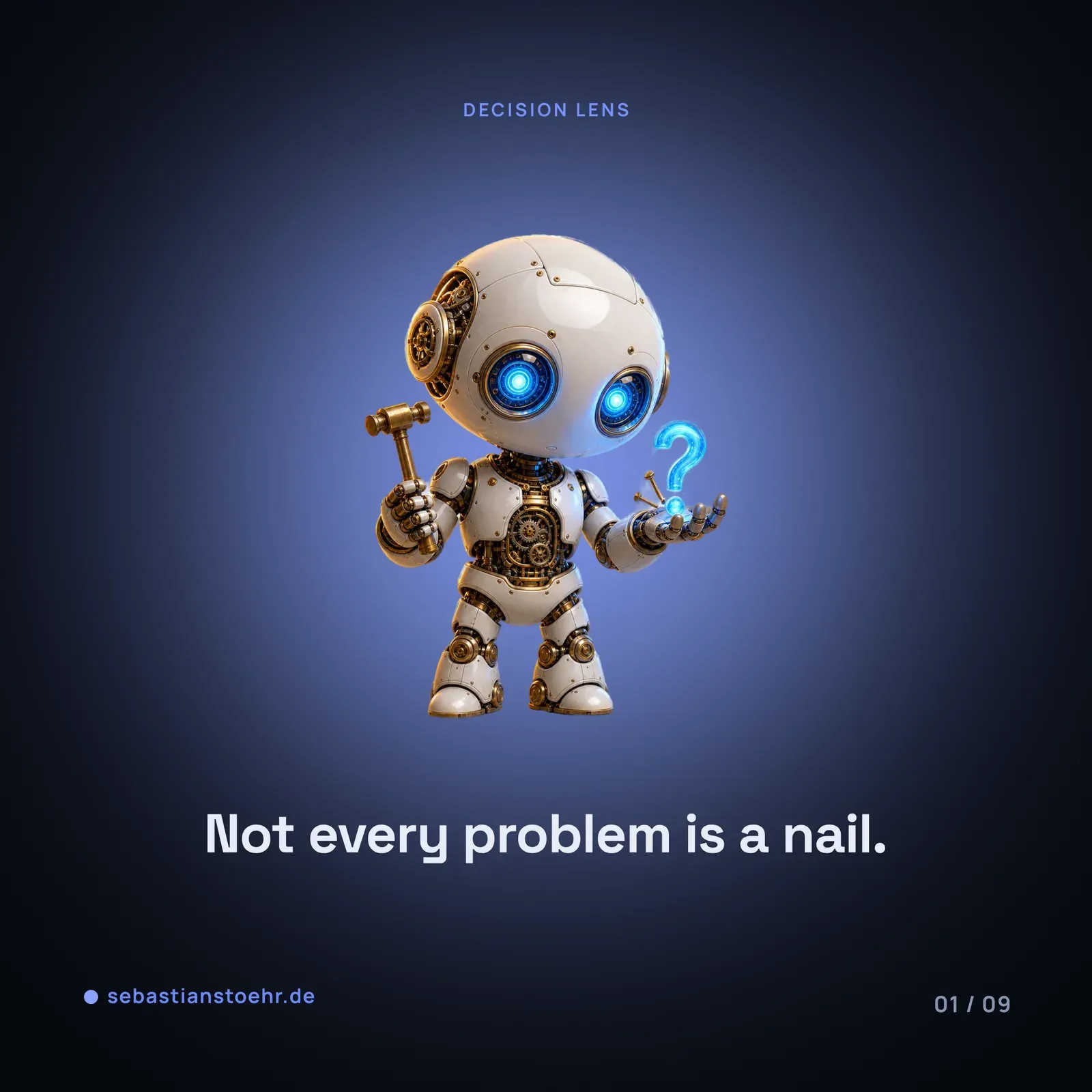 Is this actually an AI problem? — 1