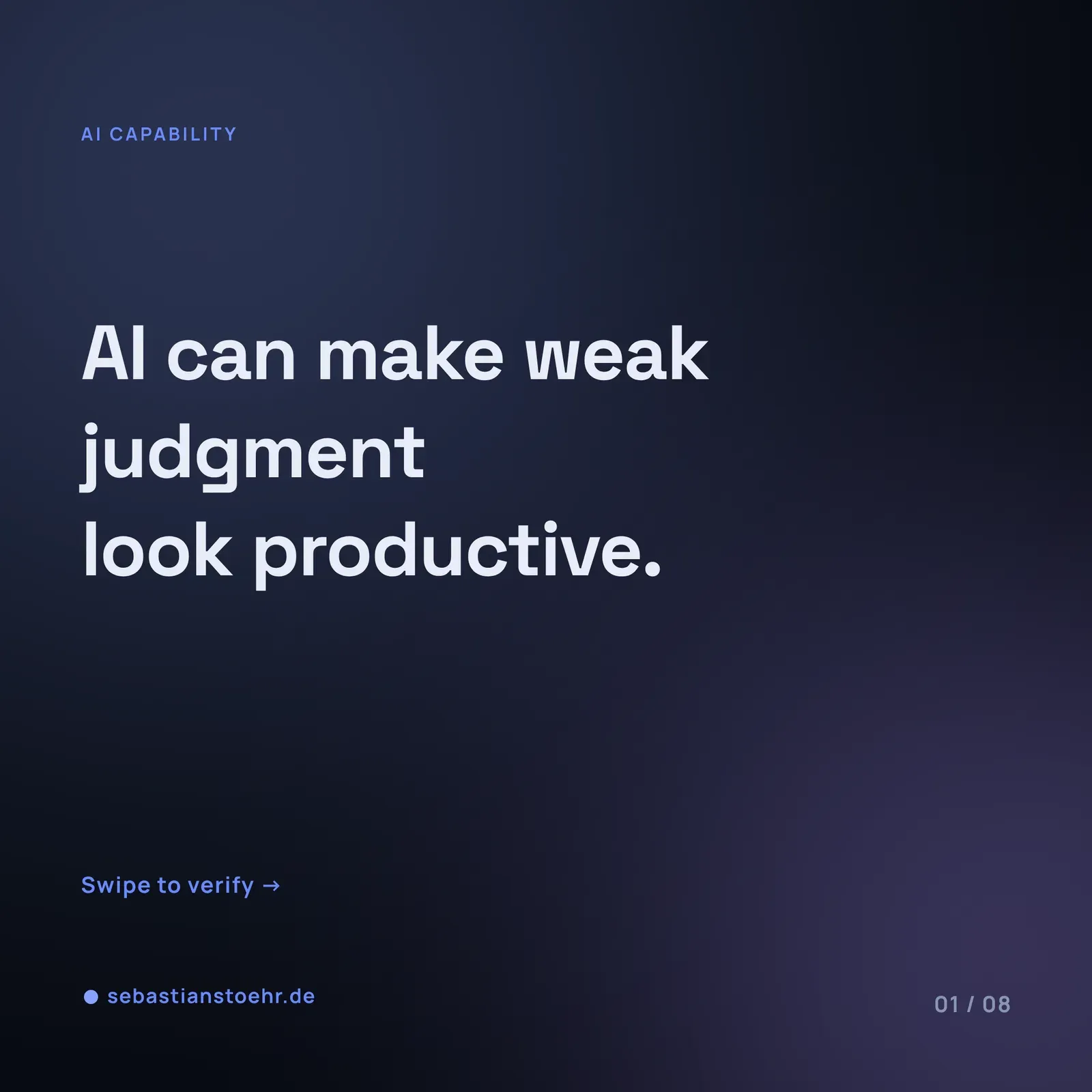 Better prompts help, better verification compounds — 1