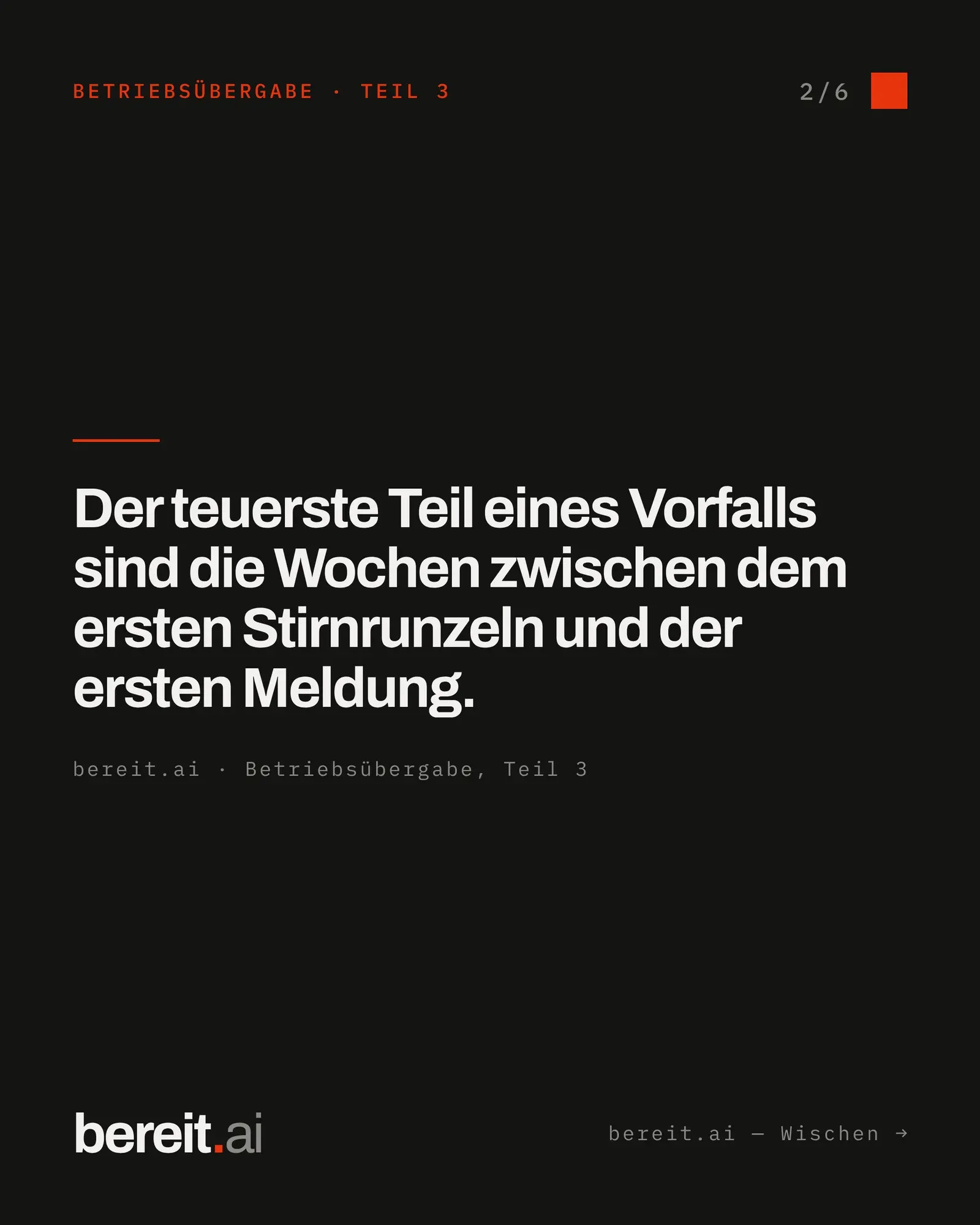 Der erste Fehlerfall — 2