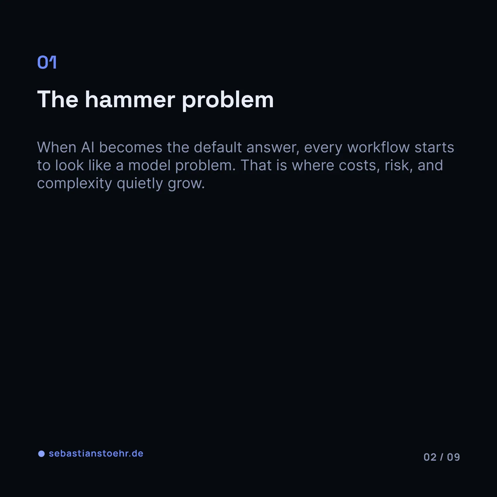 Is this actually an AI problem? — 2