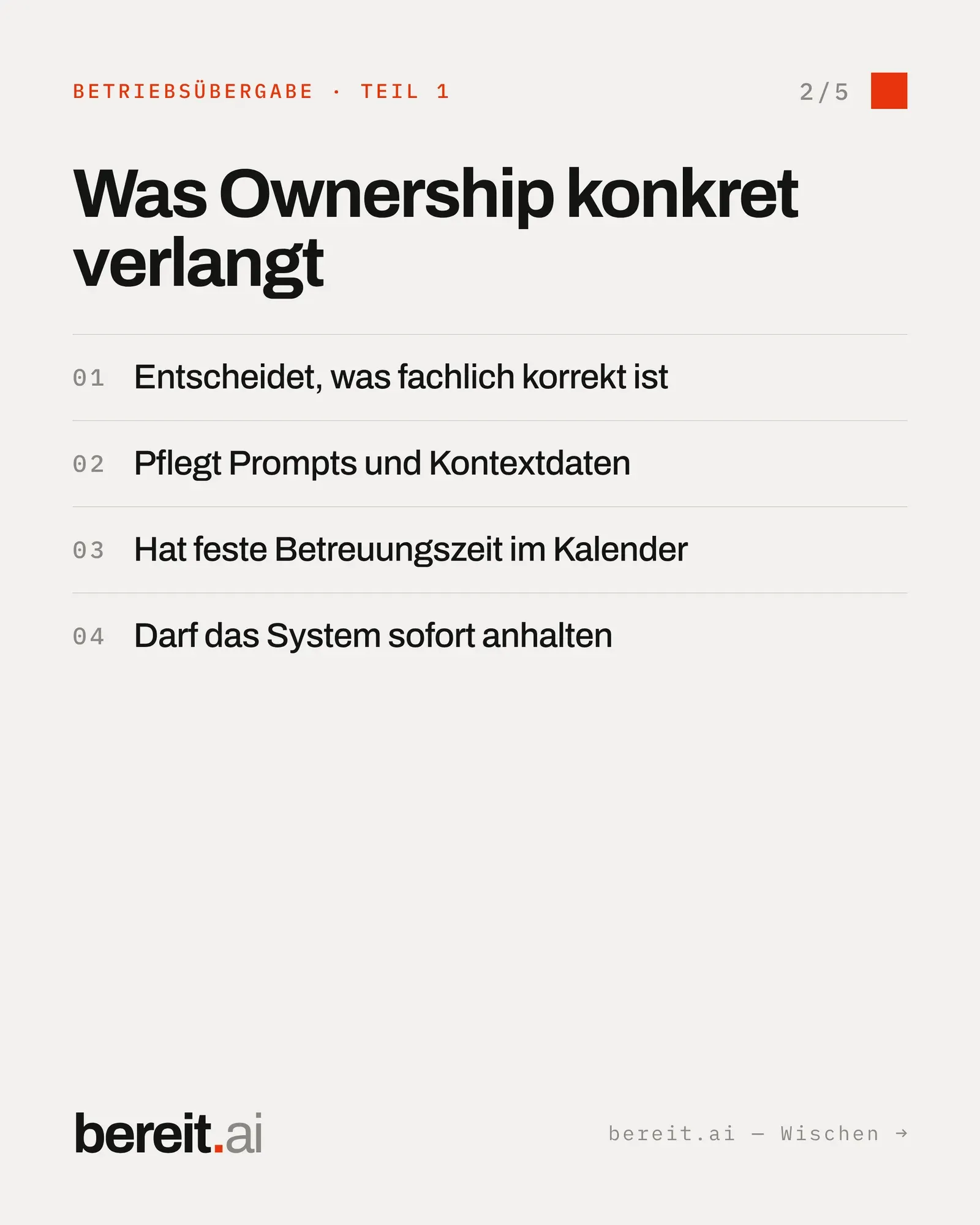 Wer besitzt den Use-Case? — 2