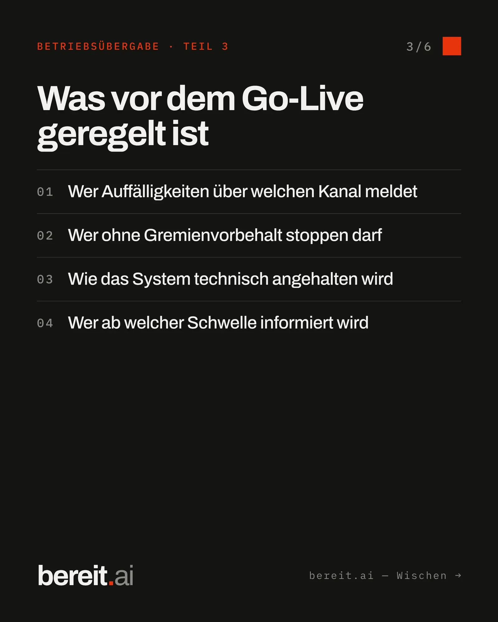 Der erste Fehlerfall — 3