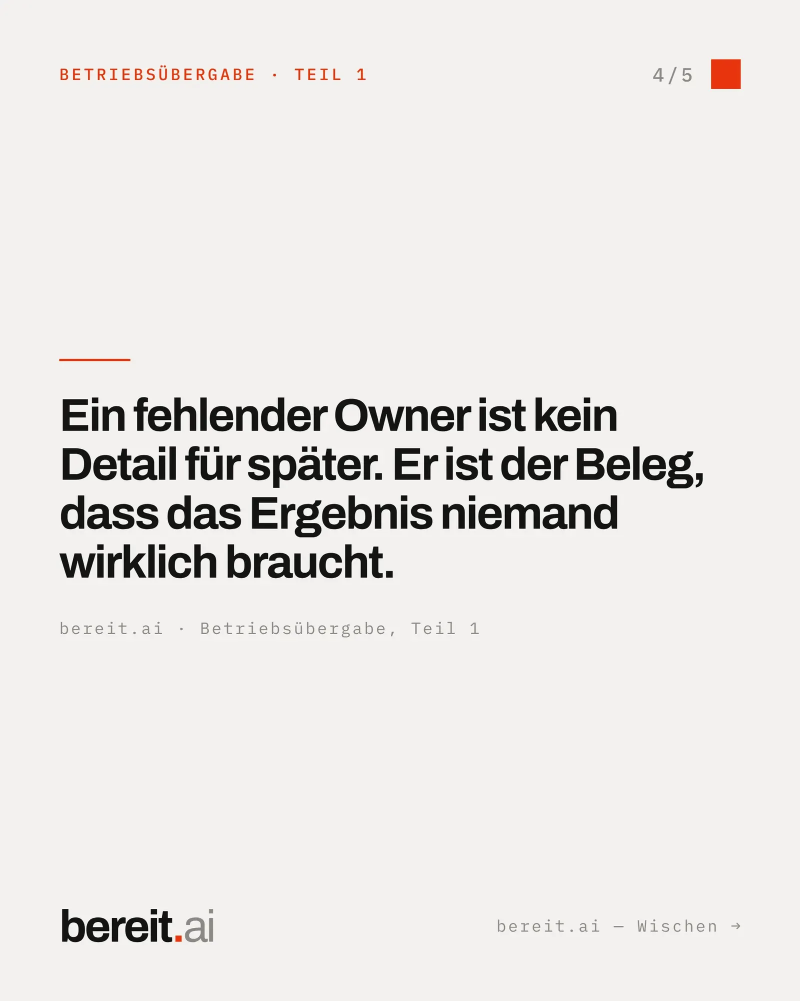 Wer besitzt den Use-Case? — 4