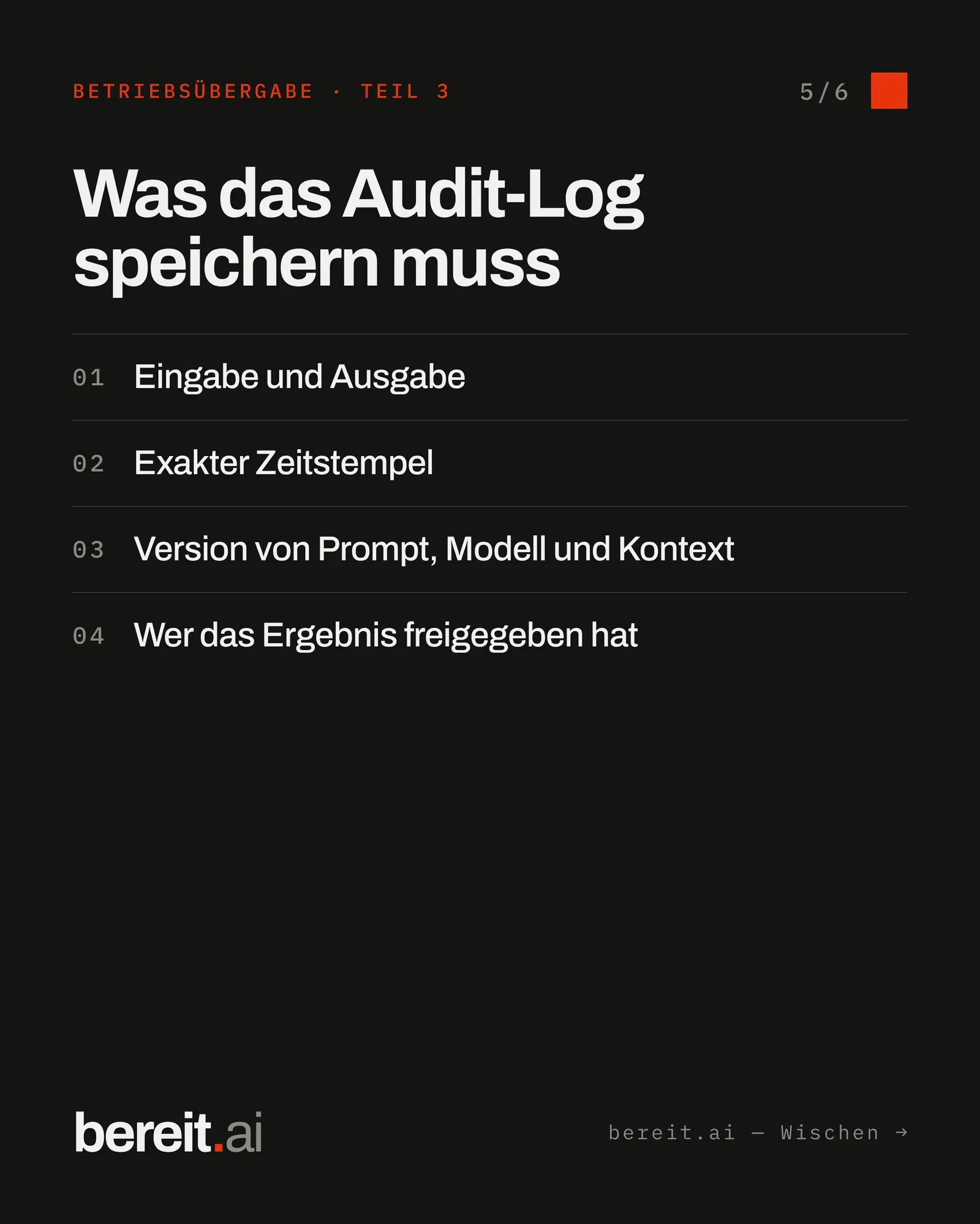 Der erste Fehlerfall — 5