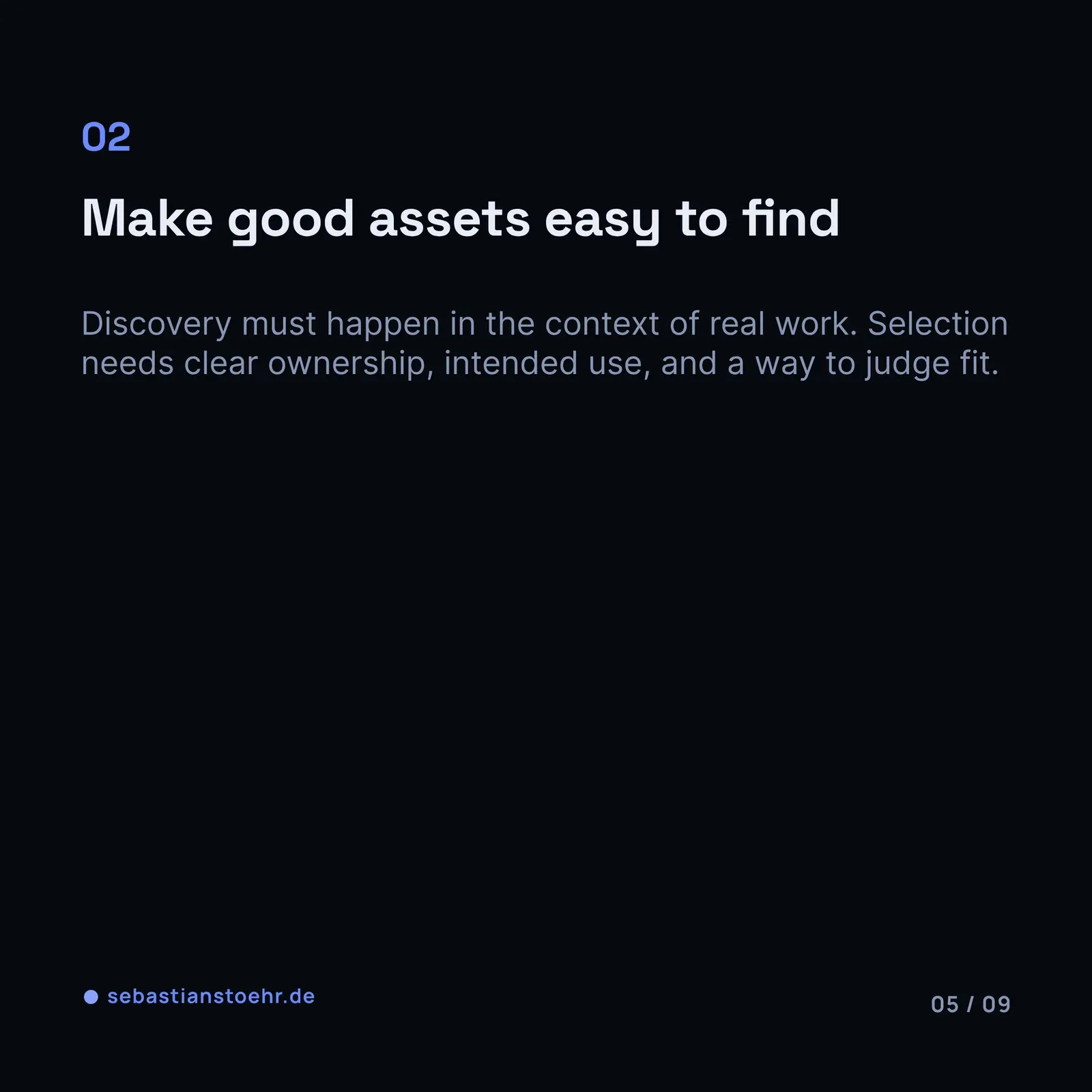From Shared AI assets to capabilities — 5