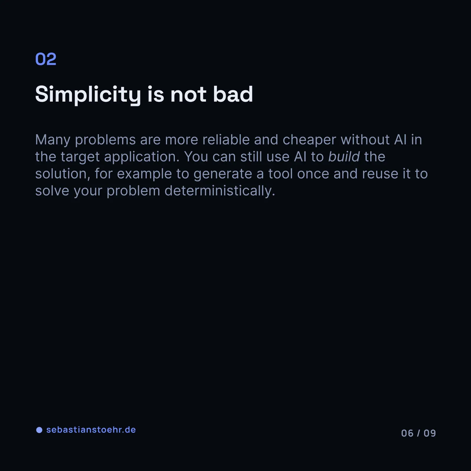 Is this actually an AI problem? — 6