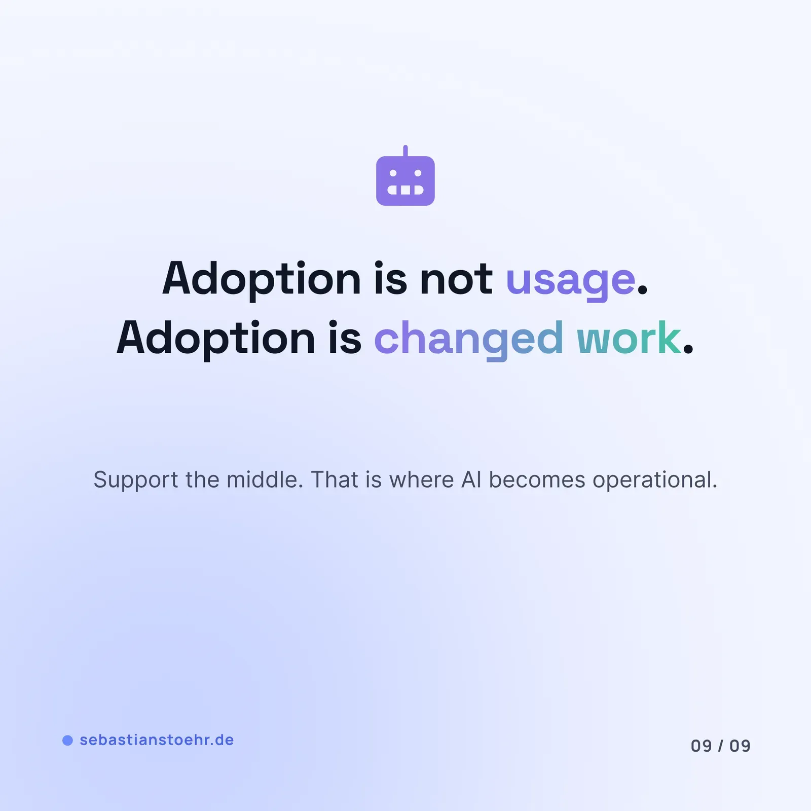 AI adoption fails in the middle — 9